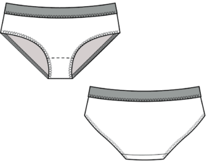 Knickers Sewing Pattern (PDF) for Women | Sizes XXS-4XL